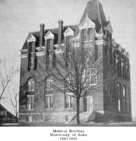 The new medical building in 1883