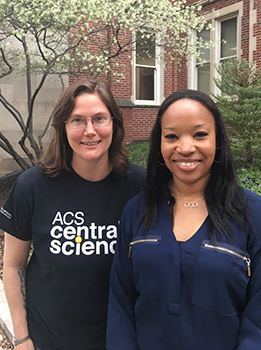 051018_art_rachel.jpg Rachel Dahl and Dr. Andrean Simons-Burnett