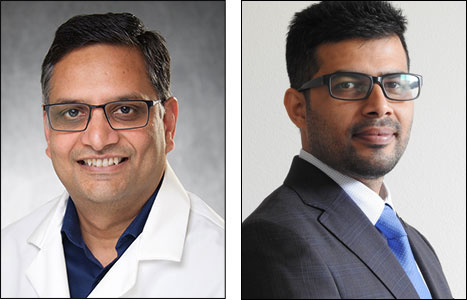 Drs. Ashutosh Mangalam and Sudeep Ghimire Drs. Ashutosh Mangalam and Sudeep Ghimire