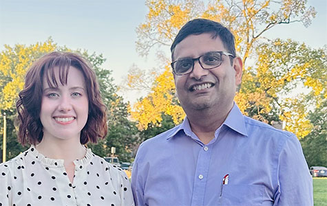 Dr. Ashutosh Mangalam and Stephanie Peterson