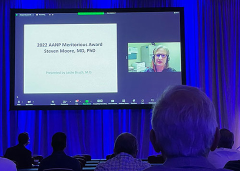 Dr. Steven Moore Honored at June 2022 AANP Meeting Dr. Steven Moore Honored at June 2022 AANP Meeting
