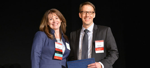 bossler-amp-award.jpg Aaron Bossler receiving AMP Award