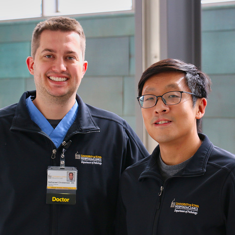Drs. Allen Choi and Nathanael Christensen Drs. Allen Choi and Nathanael Christensen