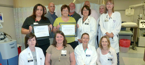 dbc-staff.jpg DeGowin Blood Center achievement awards