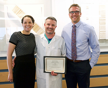 terry-anderson-danton-award.jpg Devin Shrock, Terry Anderson and John Lee