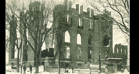 Medical building after the fire