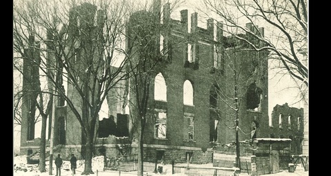 Medical building after the fire