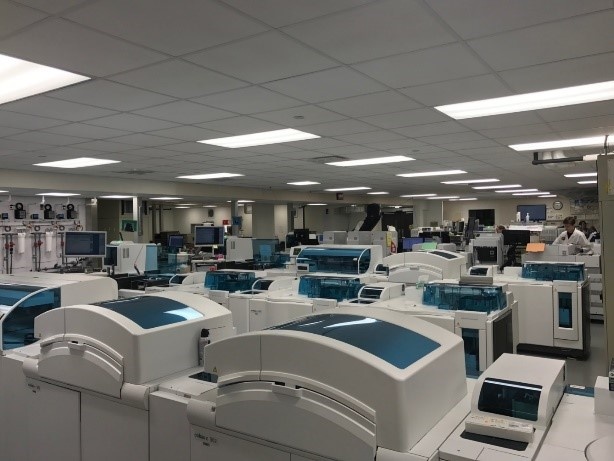 Equipment in the core laboratory