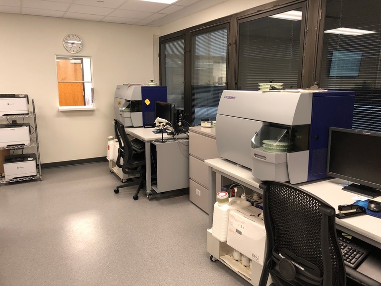 Laboratory equipment and computers