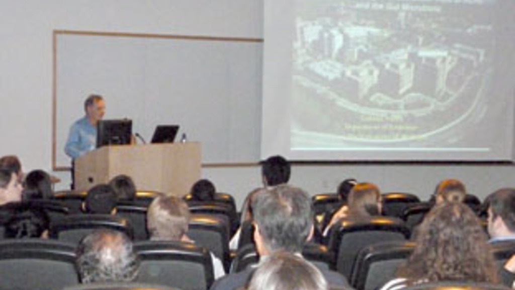 Dr. Gabriel Nuñez presenting