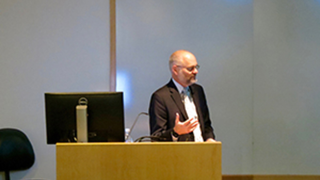 Daniel Remick presenting