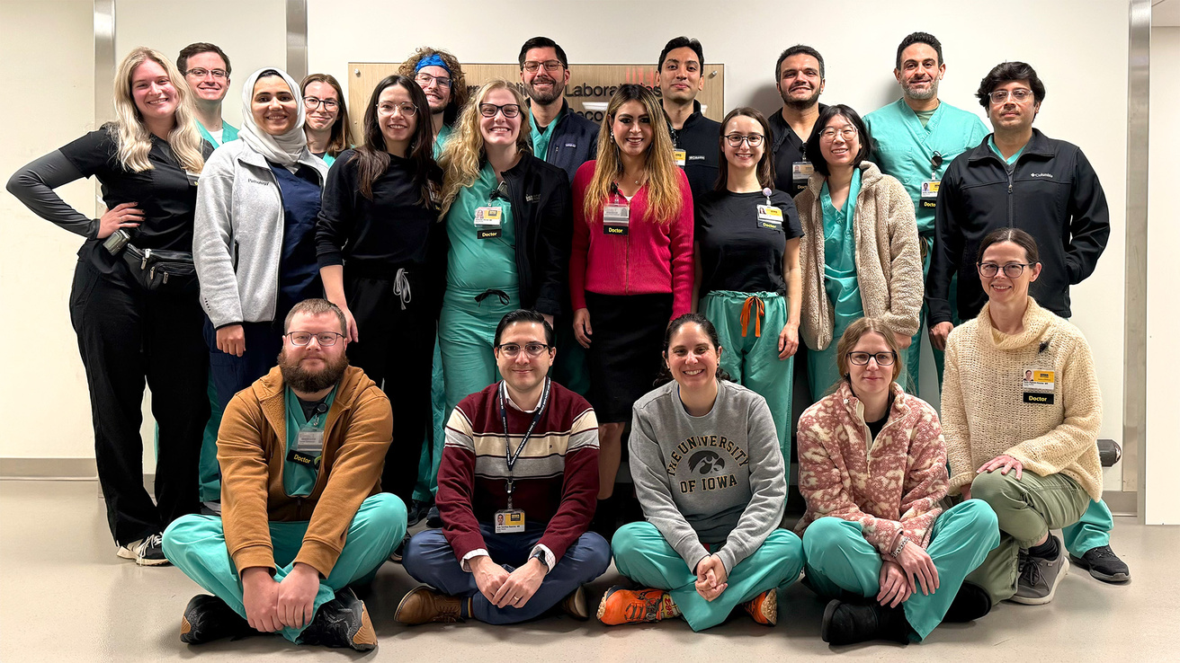 Group photo of residents